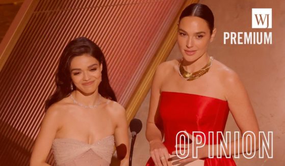 Rachel Zegler and Gal Gadot speak onstage during the 97th Annual Oscars March 2 in Hollywood, California.