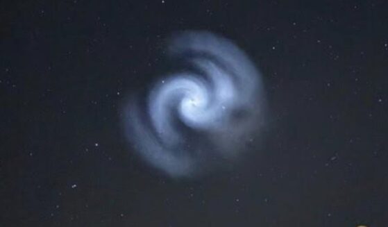 A SpaceX rocket launch in Florida on Monday caused spirals to appear in the sky over Europe due to fuel being expelled from the rocket.