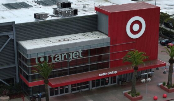 The Target logo is displayed on the exterior of a Target store in Albany, California, on March 5.