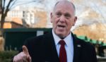 White House border czar Tom Homan speaks to reporters at the White House in Washington, D.C., on March 4.