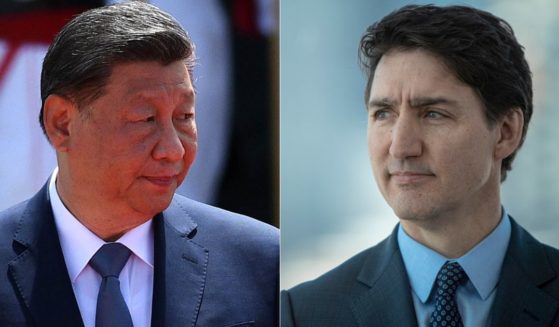 Chinese President Xi Jinping, left, and Canadian Prime Minister Justin Trudeau, right, have announced that their countries will fight back against President Donald Trump's imposed tariffs with their own.