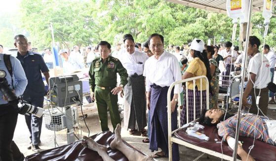 Disaster recovery following the earthquake in Malaysia.