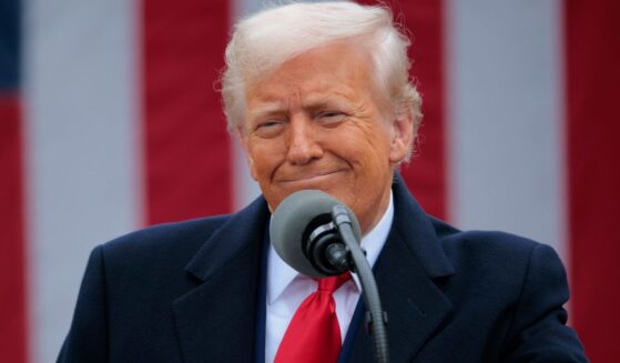 President Donald Trump arrives to speak during a “Make America Wealthy Again” trade announcement event in the Rose Garden at the White House in Washington ,D.C., on Wednesday.