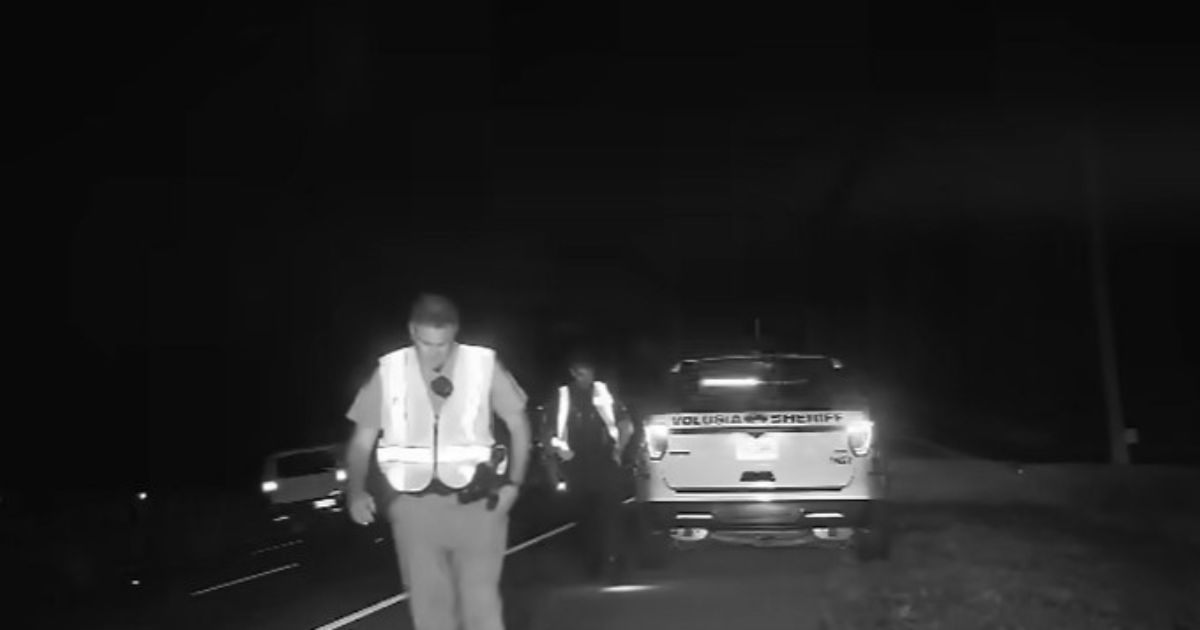 Watch: Deputies on Dark Stretch of Road See Death Coming and Expertly Dodge It