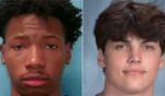 Karmelo Anthony, left, who is accused of murder in the stabbing death of Austin Metcalf, right, has been moved to a new location because his defense team complained of dangerous threats and harassment.