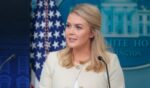 White House press secretary Karoline Leavitt, seen in a March 19 photo, called the CNBC report "fake news."
