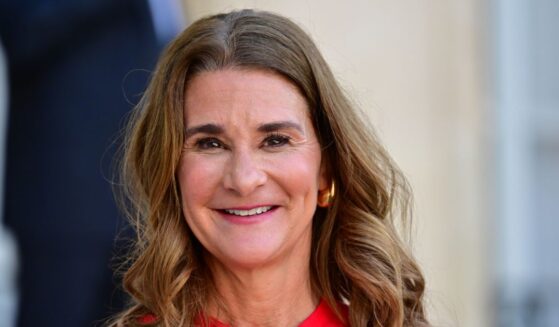 Philanthropist Melinda French Gates arrives for a meeting at the Elysee Palace amid the New Global Financial Pact Summit on June 23, 2023, in Paris, France.