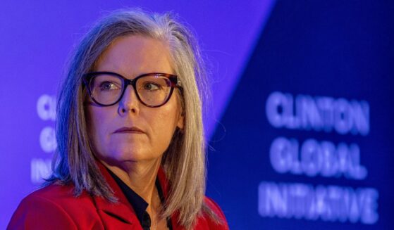 Arizona Governor Katie Hobbs speaks at a panel discussion at the Clinton Global Initiative on September 23, 2024 in New York City.