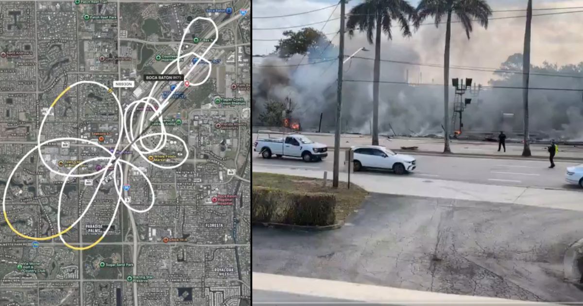 Flight Tracker Shows Unexplainable Pattern Minutes Before Florida Plane Crash