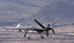 A Predator drone operated by U.S. Office of Air and Marine takes off from Fort Huachuca in Sierra Vista, Arizona, for a surveillance flight near the Mexican border on March 7, 2013.