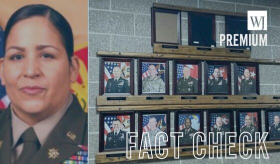 Questions have been raised about a leadership board that is missing photos of President Donald Trump and Defense Secretary Pete Hegseth at Fort McCoy, Wisconsin, where Col. Sheyla Baez-Ramirez is post commander.