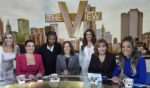 Then-Democratic presidential nominee Vice President Kamala Harris is seen with the hosts of "The View" during her campaign appearance on the show Oct. 8 in New York.