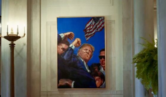 A new portrait of President Donald Trump was revealed in the White House on April 11, 2025.