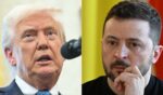 Trump administration officials presented President Donald Trump's, left, "final offer" for peace to Ukrainian officials in Paris last week and are awaiting a reply from Ukrainian President Volodymyr Zelenskyy, right, by Wednesday.