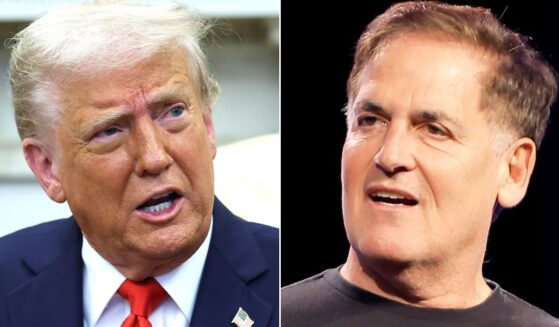 Longtime adversary Mark Cuban, right, was surprisingly in favor of President Donald Trump's executive order on health care and drug pricing.