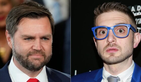 Alex Soros, right, took to X to make fun of Vice President J.D. Vance, left, but ended up getting savaged online for his comment instead.